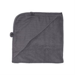 Markland Pure Musselin Badehåndklæde - Mørk grå